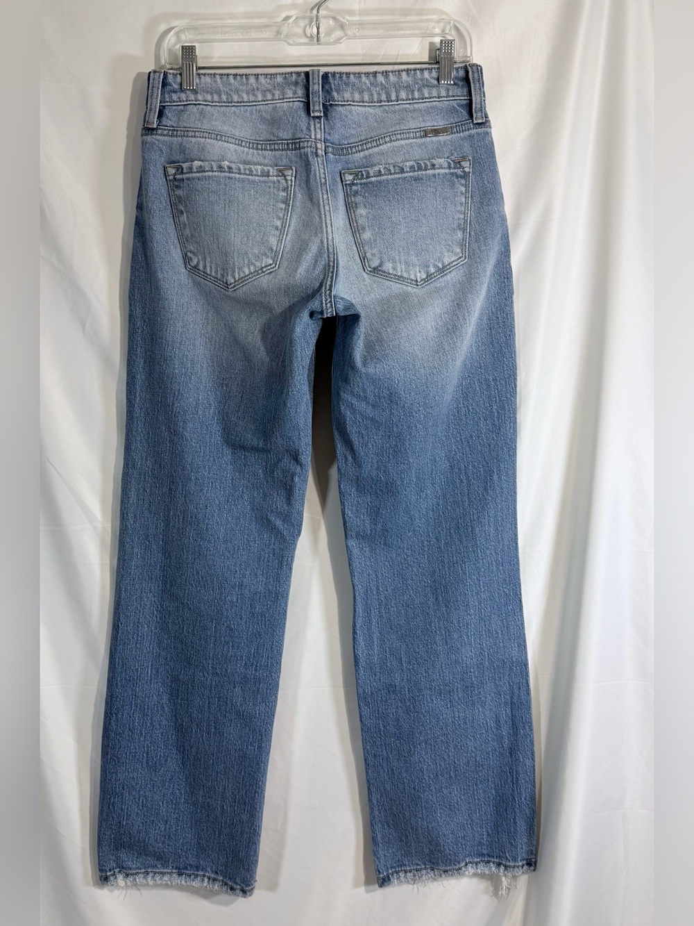KanCan “Thalia” Mid Rise Distressed Straight Leg Jeans Size 5 - Picture 11 of 16